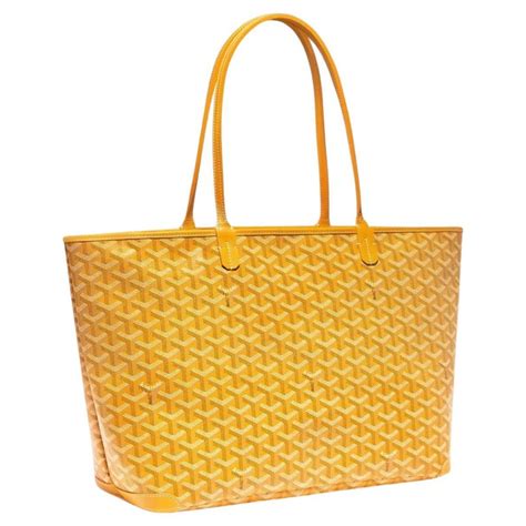 yelow goyard pouch|Artois MM Bag .